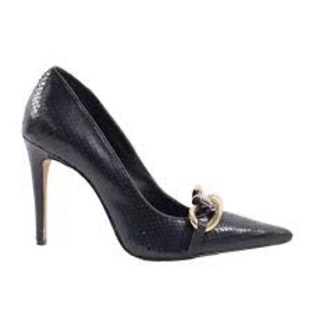 Karl Lagerfeld Carmy Elegant Black Stiletto Heels size 6.5/37